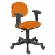 Cadeira giratria secretria digitador courvin laranja