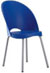 Cadeira Gogo 4 ps cromada azul